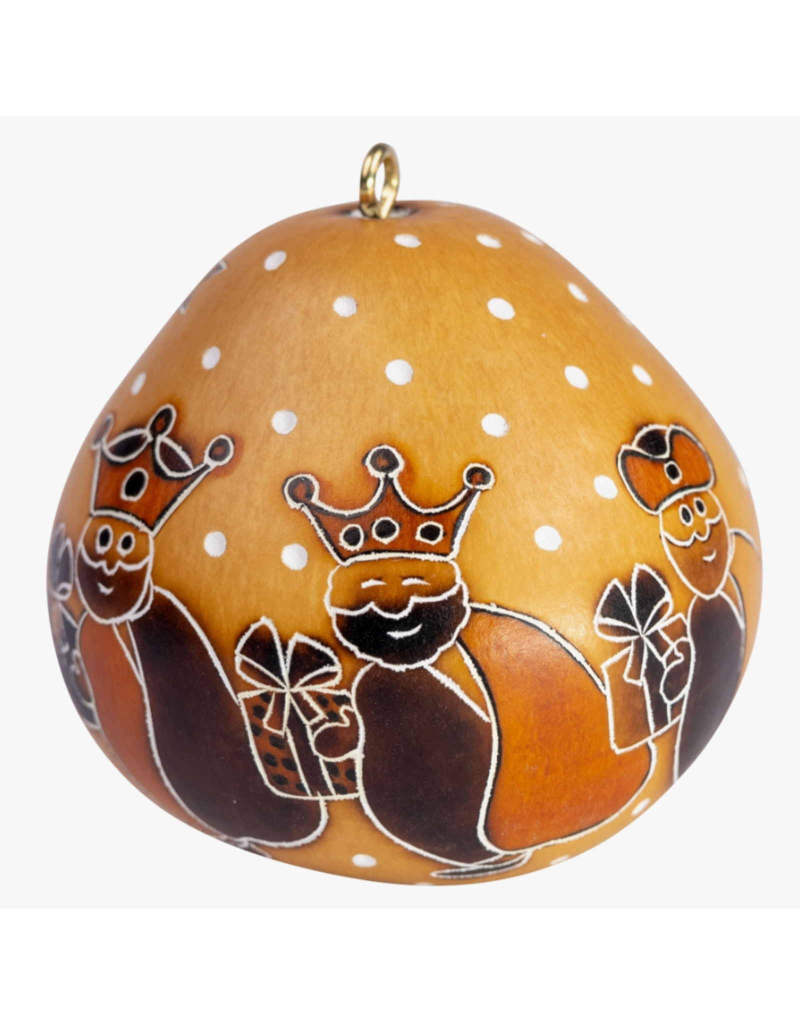 Peru Kings Mini Gourd Ornament, Peru