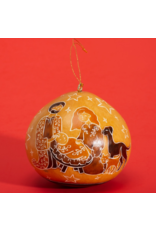 Peru CLEARANCE Peace Nativity Gourd Ornament, Peru