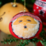 Santa Smile Mini Gourd Ornament