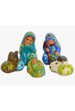 Peru Blue Confetti Nativity, Peru