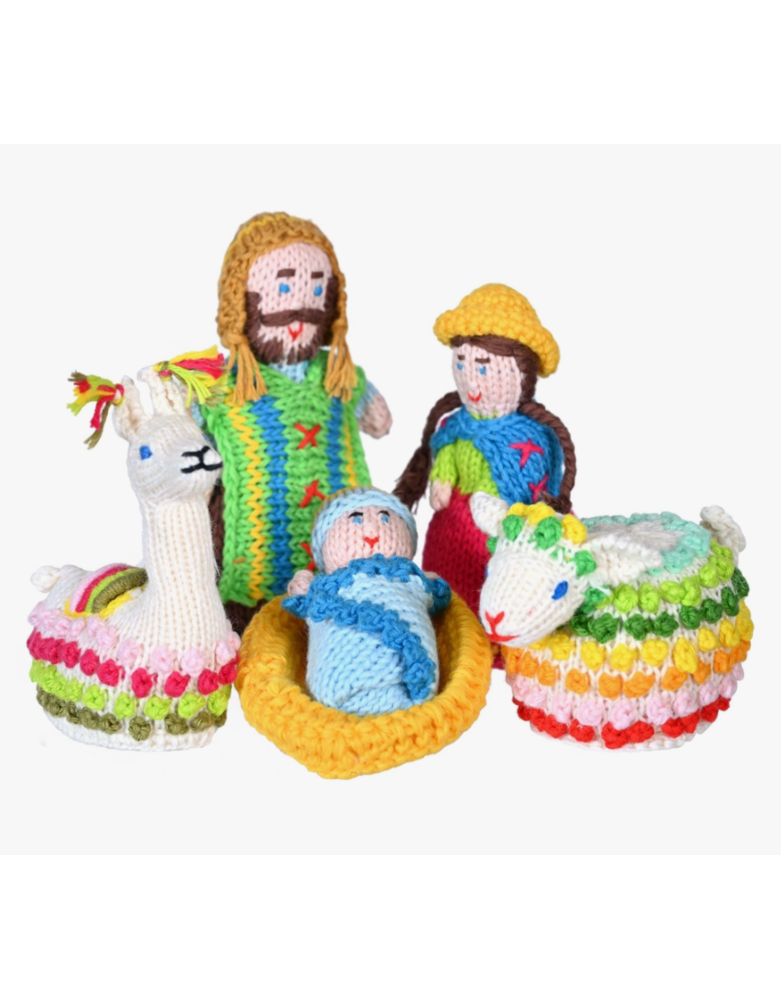 Peru CLEARANCE Highland Organic Knit Nativity, Peru