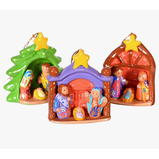 Ceramic Nativity Ornament