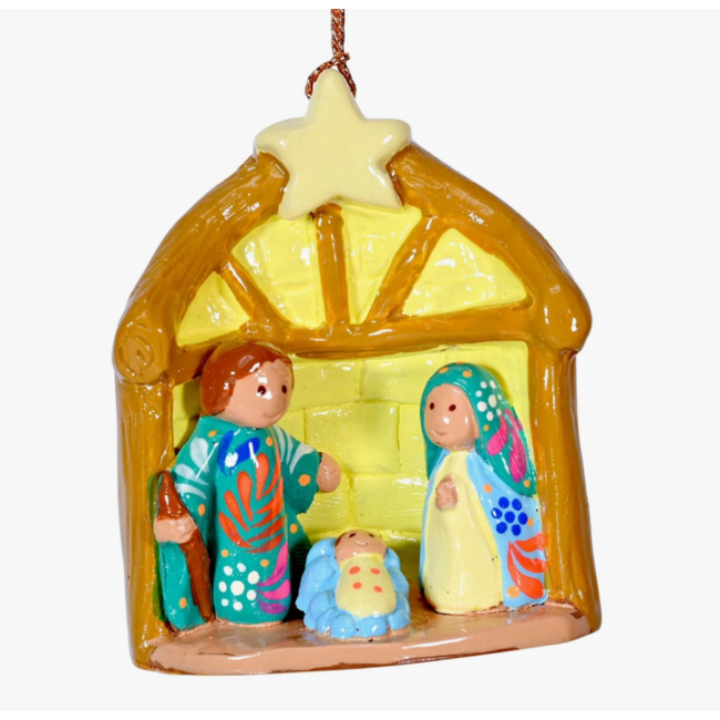 Ceramic Nativity Ornament