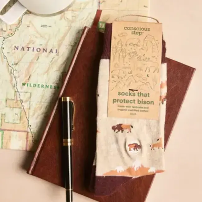 Crew Socks That Protect Bison
