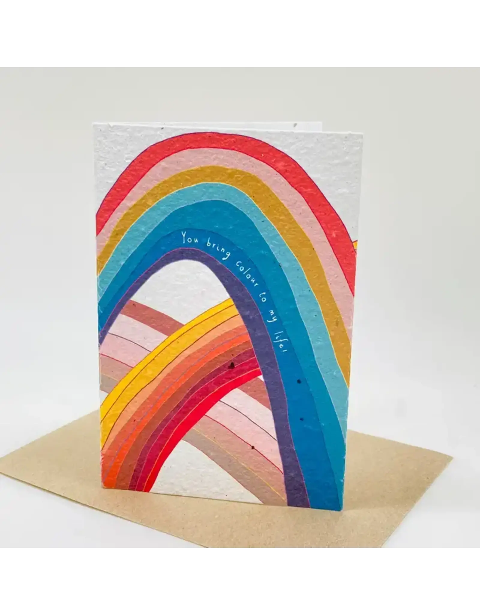 South Africa Rainbow - Growing Paper Card, South Africa