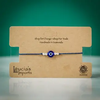 Guatemala Evil Eye String Bracelet