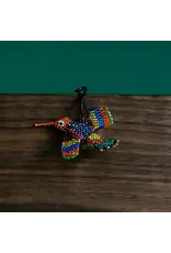 Guatemala Beaded Hummingbird Ornament - Small, Guatemala