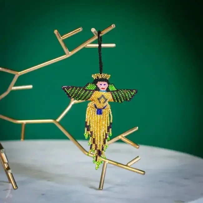Beaded Angel Ornament