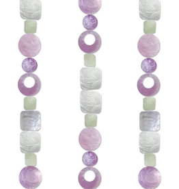 Indonesia Capiz Strand - Lilac