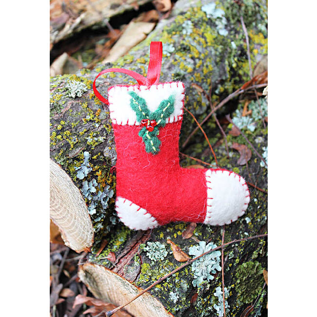 Felt Stocking Ornament