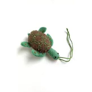 Nepal Felt Turtle Ornament Nepal Felt Turtle Ornament