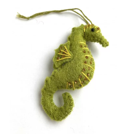 Nepal Felt Seahorse Ornament, Nepal