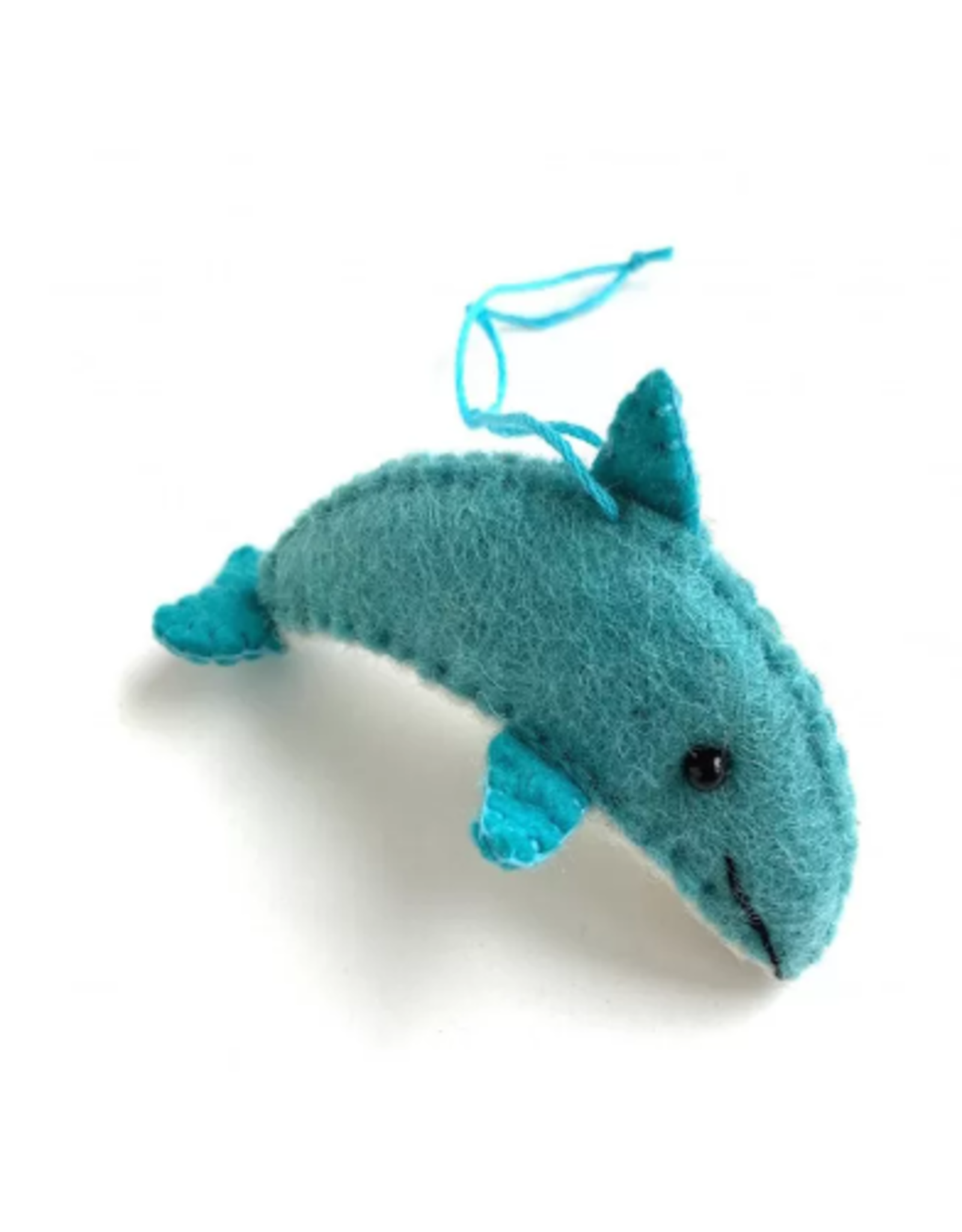 Nepal Felt Dolphin Ornament, Nepal