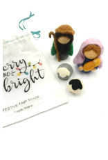 Nepal Simple Felt Nativity, Nepal