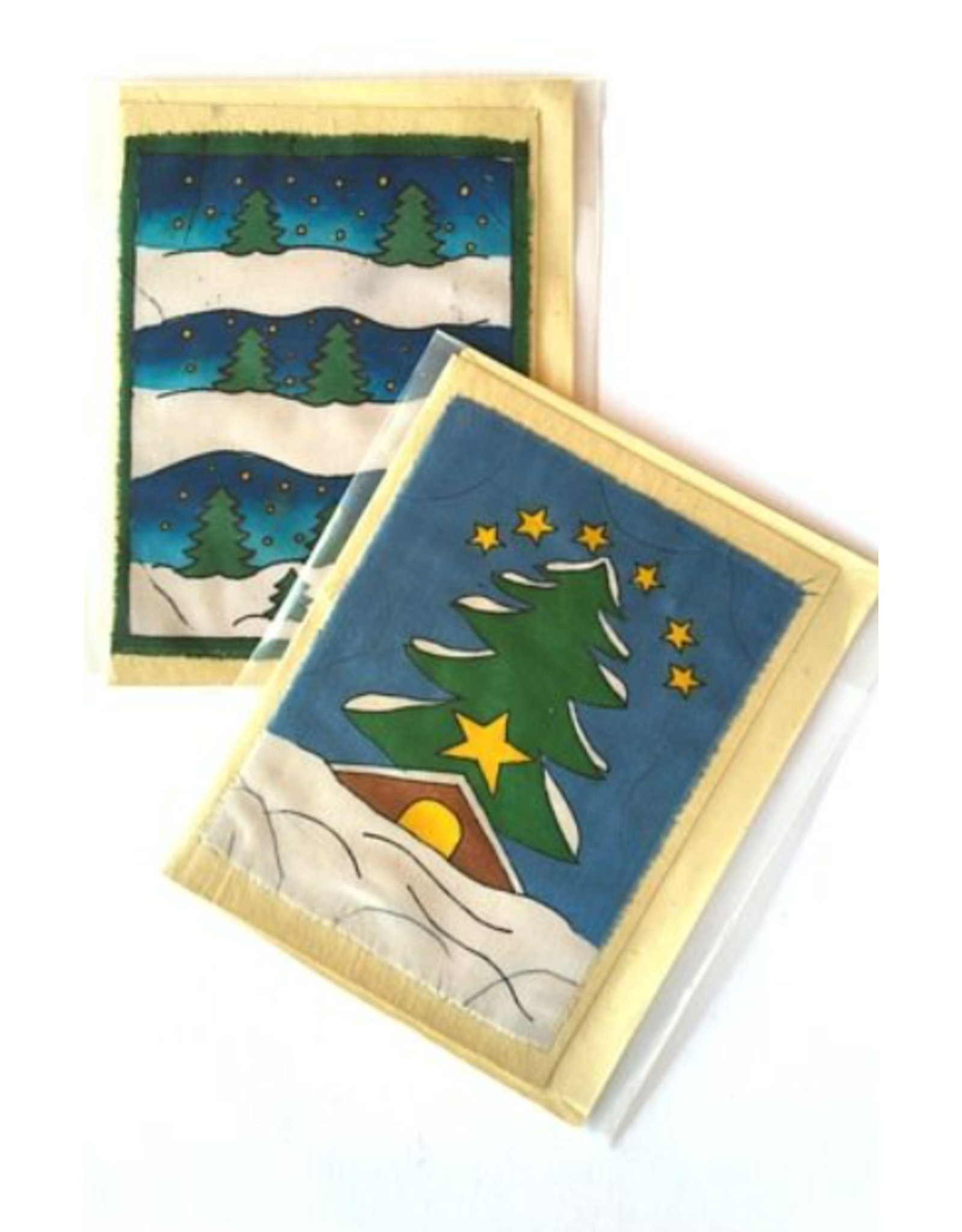 Nepal Batik Holiday Card, Nepal
