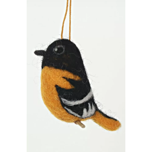 Felt Wild Bird Ornament