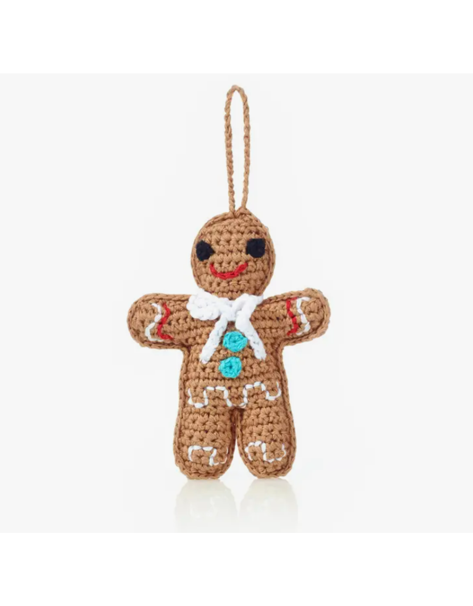 Bangladesh CLEARANCE Friendly Gingerbread Ornament, Bangladesh
