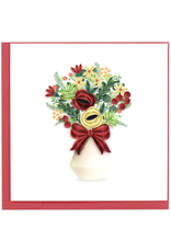 Vietnam Quilled Holiday Bouquet Card, Vietnam