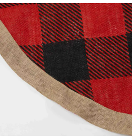 Bangladesh CLEARANCE Buffalo Check Tree Skirt, Bangladesh