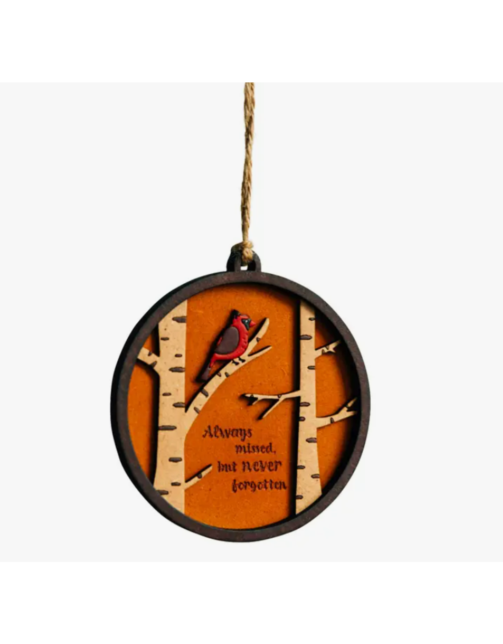 Colombia Here With Us Cardinal Ornament, Colombia