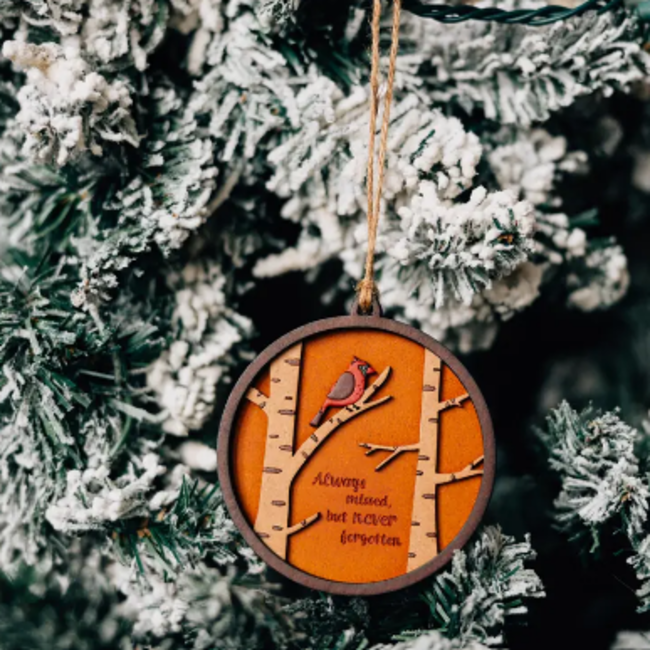 Here With Us Cardinal Ornament