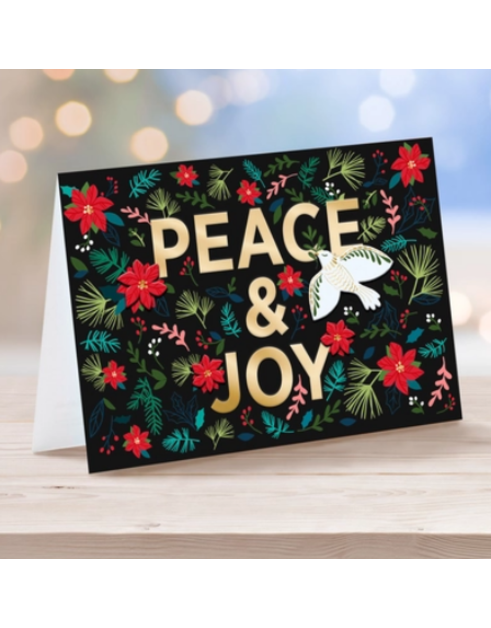 UNICEF Peace & Joy Holiday Greeting Cards (Box of 12) - Village Goods
