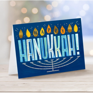 CLEARANCE UNICEF Happy Hanukkah Holiday Cards (Box of 12)
