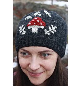 Nepal Knit Mushroom Hat, Nepal