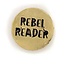 India Rebel Reader Brass Pin