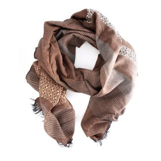 Vietnam Tuyen Scarf - Brown