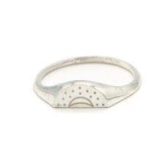 India CLEARANCE Luna Sterling Silver Ring