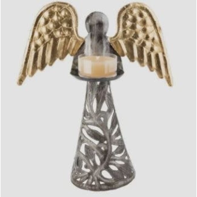CLEARANCE Angel Tealight Cut Metal