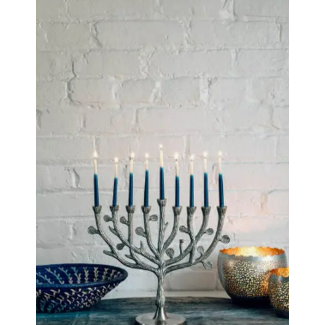 India Tree of Life Menorah