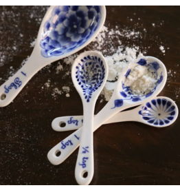 Vietnam Blue Floral Measuring Spoons, Vietnam