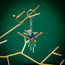 Guatemala Beaded Keychain - Hummingbird