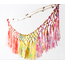 Upcycled Sari Macrame Bunting