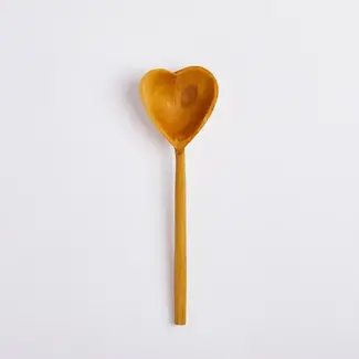 Kenya Tea Spoon - Olive Wood Heart
