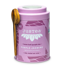 Kenya JusTea - Purple Jasmine Tin w/ Spoon