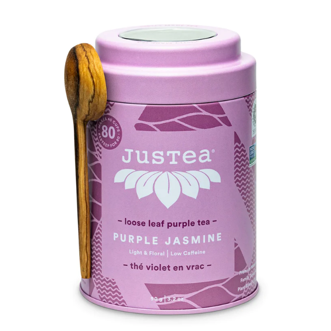 JusTea - Purple Jasmine Tin w/ Spoon