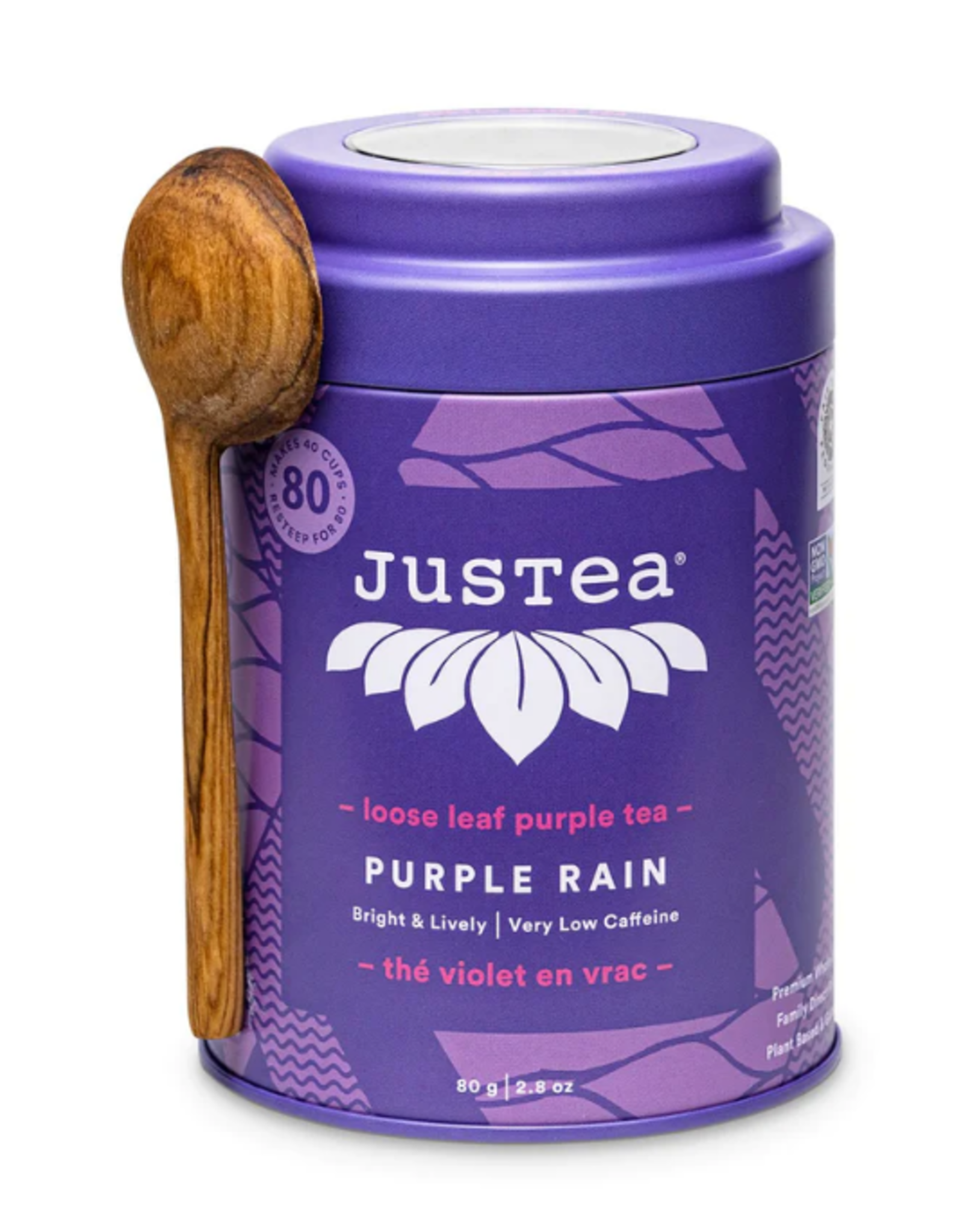 Kenya JusTea - Purple Rain Tin w/ Spoon, Kenya