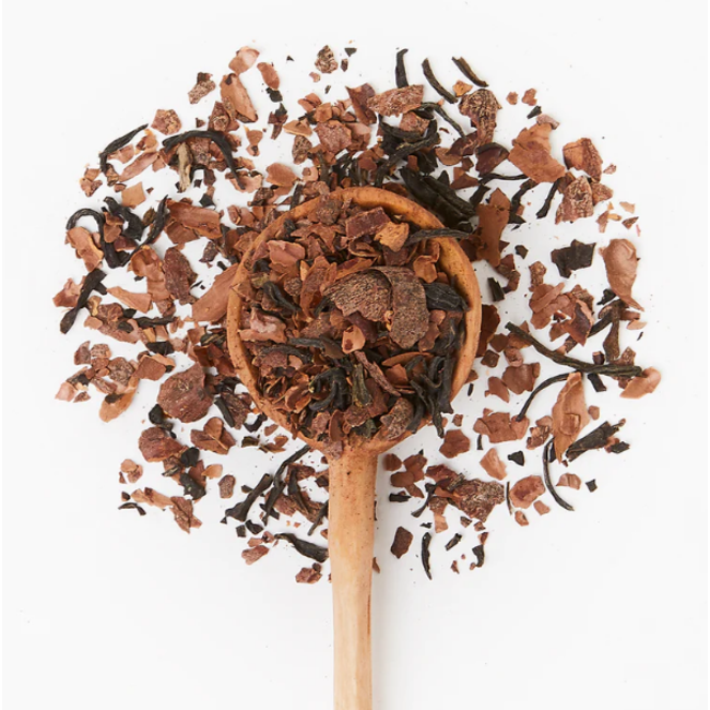 JusTea - Purple Chocolate Tin w/ Spoon