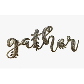 Haiti CLEARANCE - Cut Metal Steel Drum Wall Art - Whimsical Gather