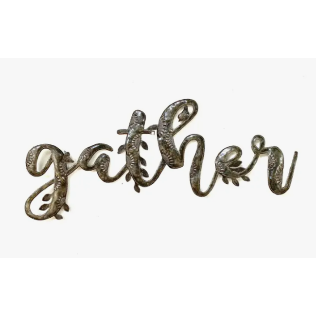 Whimsical Gather Cut Metal