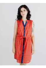 India Thalia Shirt Dress Poppy Suns, India