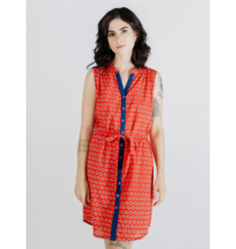 India Thalia Shirt Dress in Poppy Suns, India