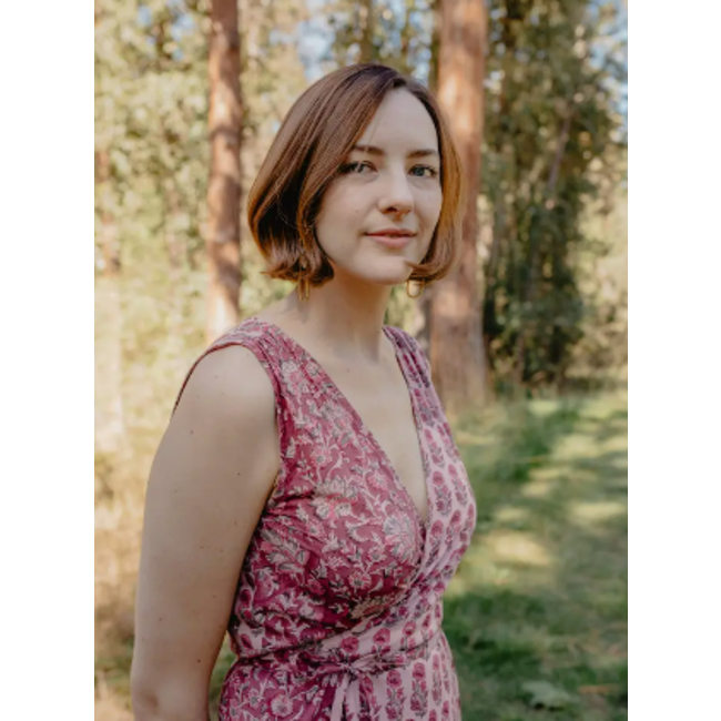 CLEARANCE Bekka Maxi Dress in Magenta Vine Floral