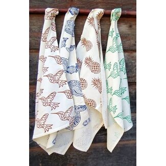 Nepal Block Print Dishtowel