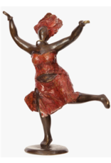 Burkina Faso Dancing Joy Lost Wax Statue, Burkina Faso