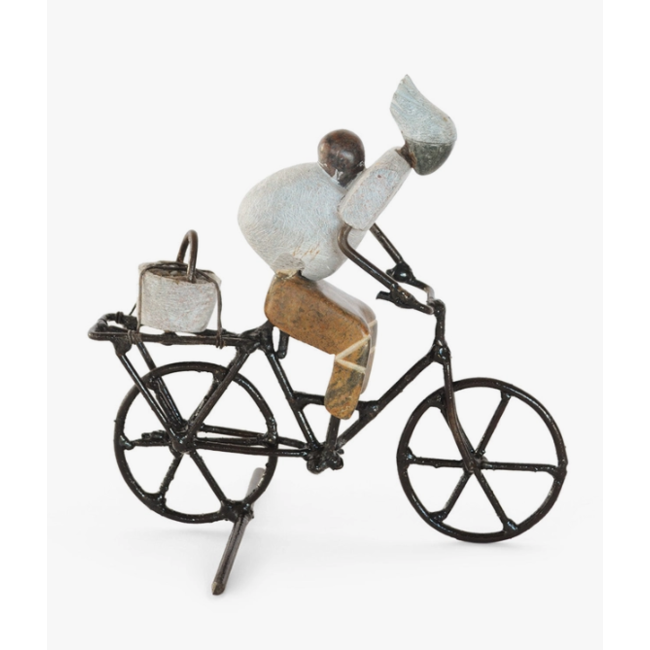 Shona Mother & Baby on Bike