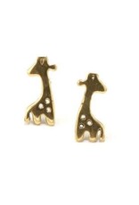 India Stand Tall Giraffe Stud Earrings, India